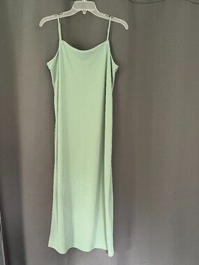 H&M dress, size Medium, color sage